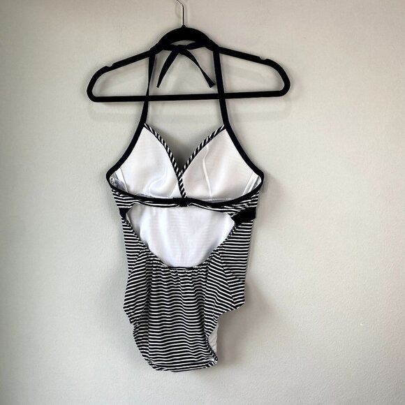 Freya Tootsie Black One Piece Swimsuit Striped 36D - Picture 8 of 8